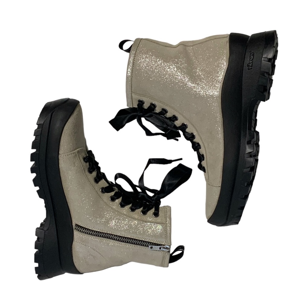 P448 Denise Platform Combat Sneaker Boot in Spark | Size 6 -Fits like a 7 - Picture 8 of 16